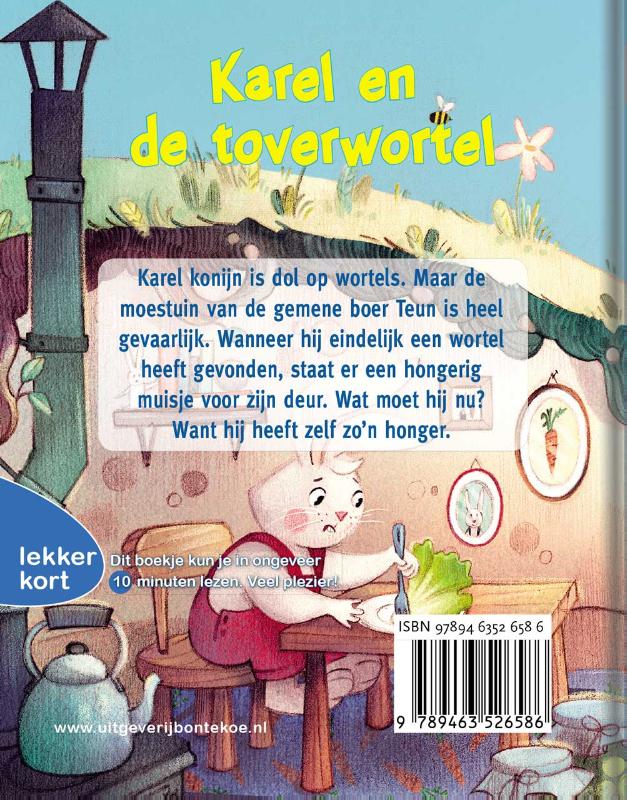 Achterkant van Karel en de toverwortel