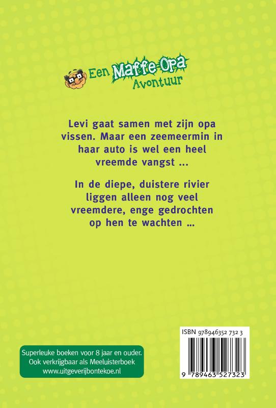Achterkant van Maffe opa en de vuilnisvis