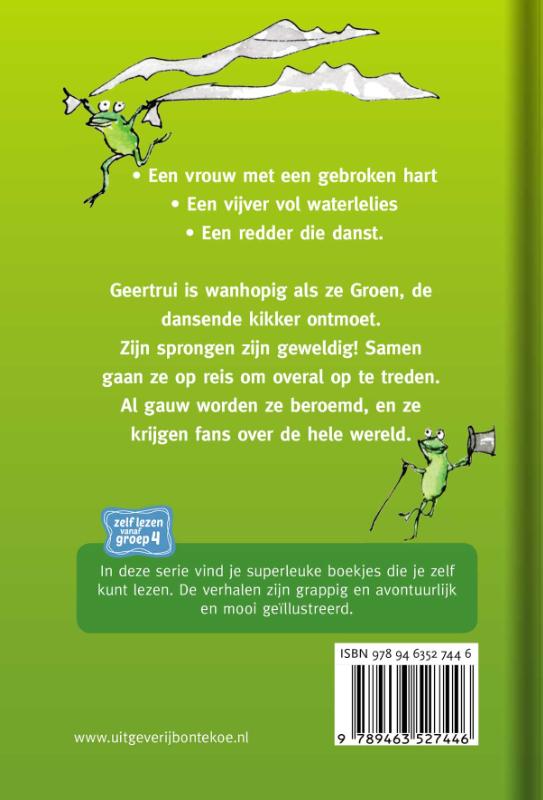 Achterkant van Het verhaal van de dansende kikker