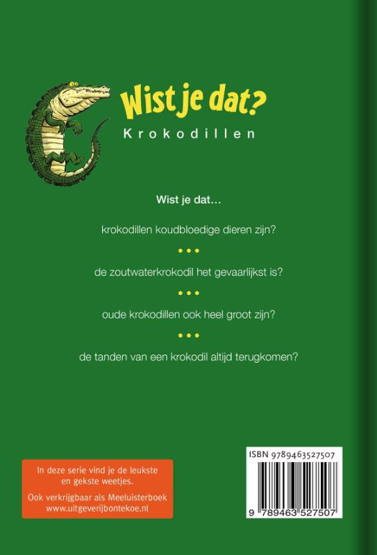 Achterkant van Wist je dat? - Krokodillen