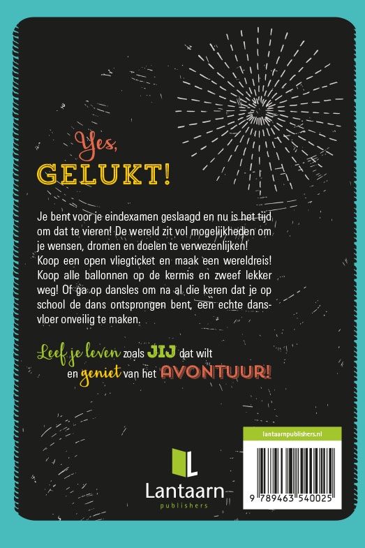 Achterkant van 99 dingen die je na je eindexamen absoluut moet doen