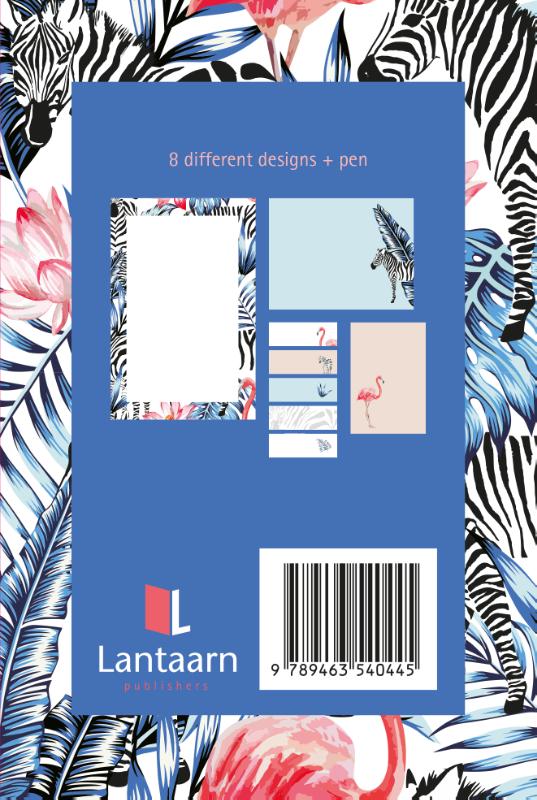Achterkant van Sticky notes pack Zebra