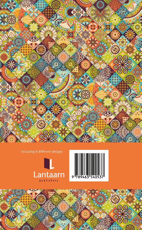 Achterkant van sticky notes mandala