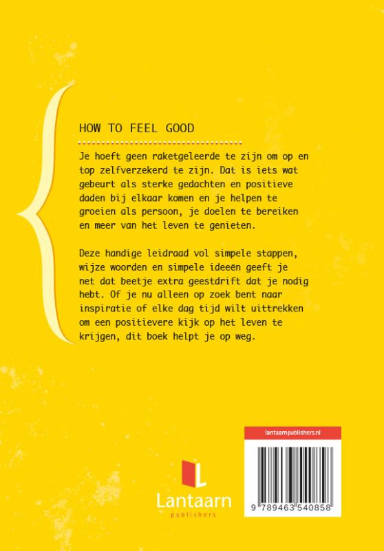 Achterkant van How to feel good