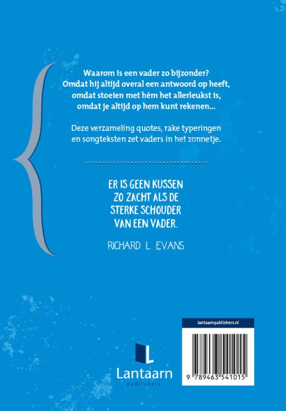 Achterkant van Voor de beste vader van de wereld