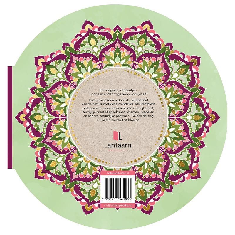 Achterkant van Nature & flowers mandala