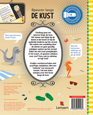Achterkant van Speuren langs de Kust