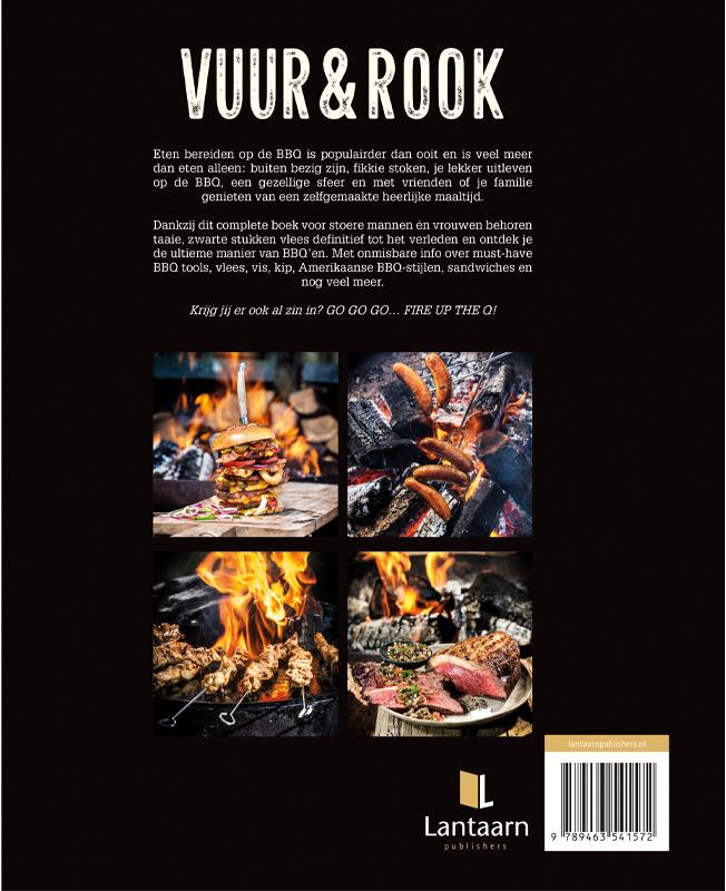 Achterkant van Vuur & Rook - World’s best BBQ