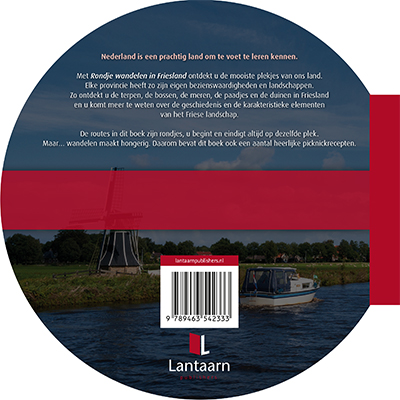Achterkant van Rondje wandelen in Friesland