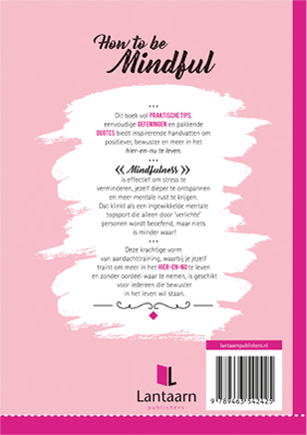 Achterkant van How to be mindful