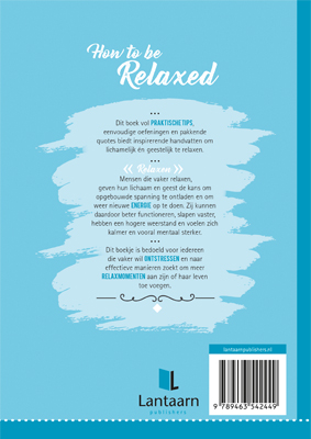 Achterkant van How to be relaxed