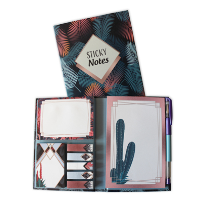 Achterkant van Sticky notes pack Leaves