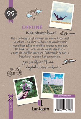 Achterkant van 99 dingen die je offline kunt doen