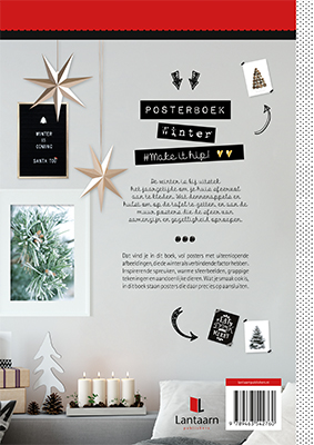 Achterkant van Posterboek - Winter