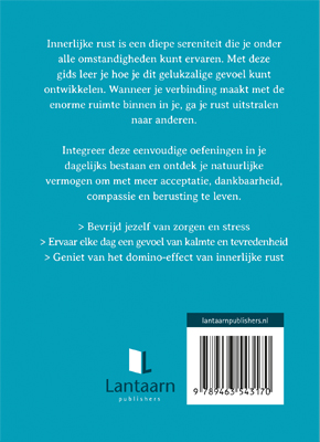 Achterkant van The little book Innerlijke rust