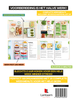 Achterkant van In 2 uur Meal prep