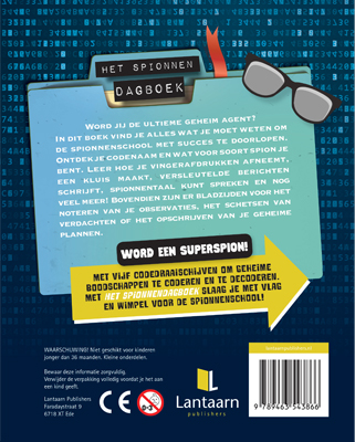Achterkant van Het Spionnen dagboek