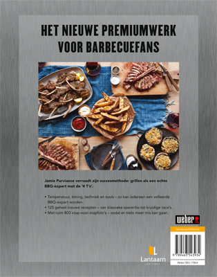Achterkant van Weber's BBQ bijbel