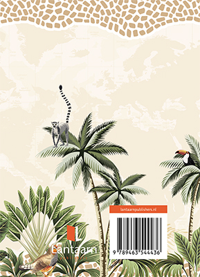 Achterkant van Travel reisdagboek