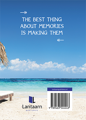 Achterkant van Travel reisdagboek