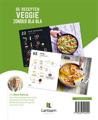 Achterkant van Koken zonder Bla Bla Veggie