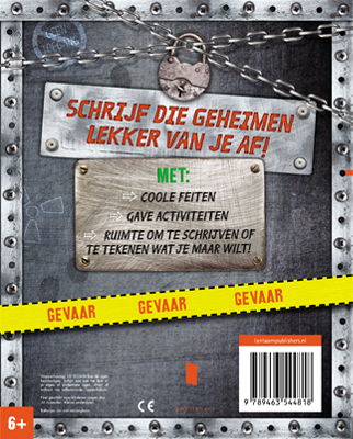 Achterkant van Mijn grote geheimen boek - Jongens