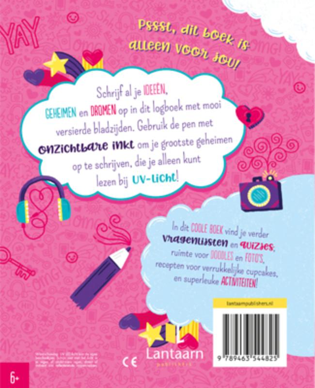 Achterkant van Mijn grote geheimen boek - Meisjes
