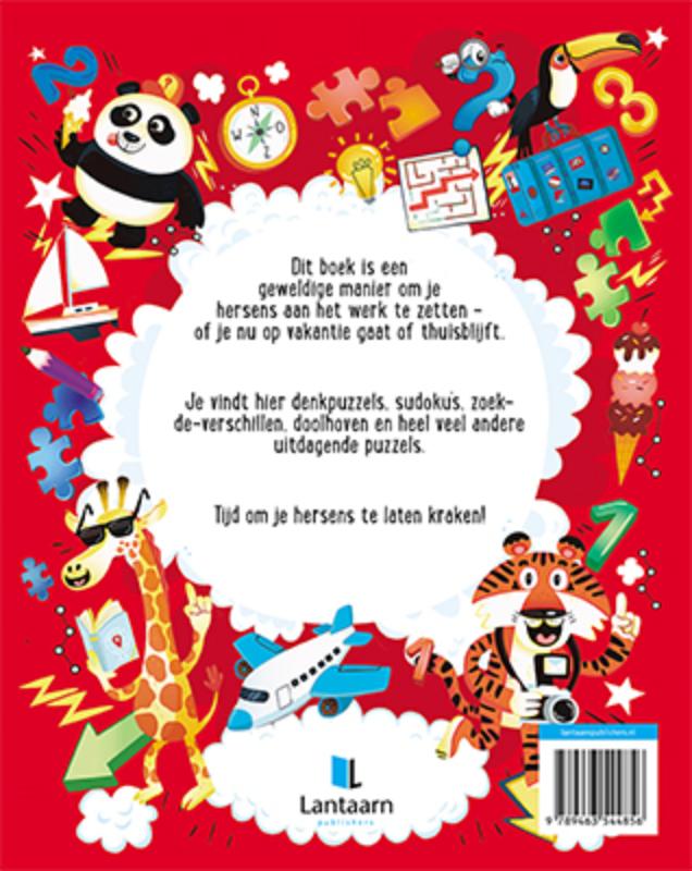 Achterkant van Vakantie puzzels voor kids