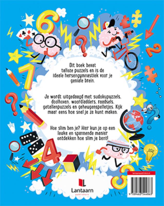 Achterkant van Brein brekers voor kids