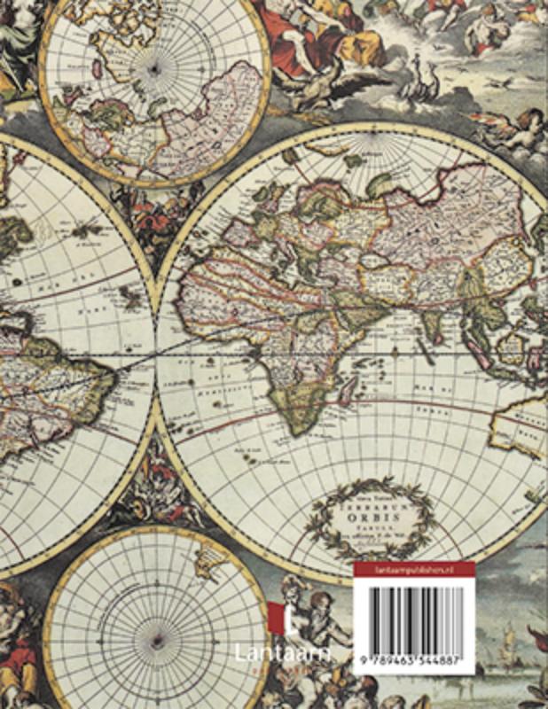 Achterkant van Travelreisdagboek - Wereldbol