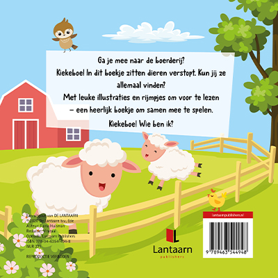 Achterkant van Mijn kiekeboek - Boerderijvriendjes