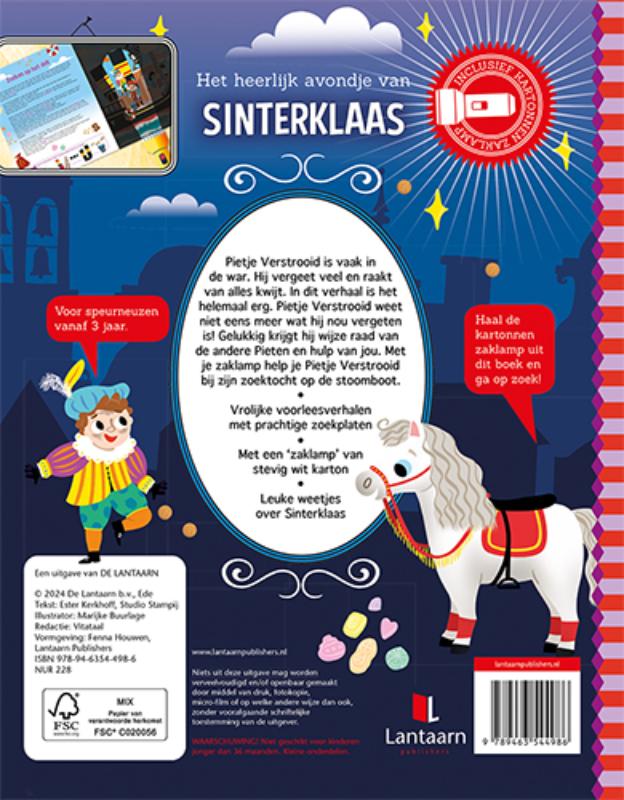 Achterkant van Het heerlijk avondje van Sinterklaas