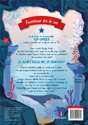 Achterkant van Wondere wereld pop-up - Avontuur in de zee