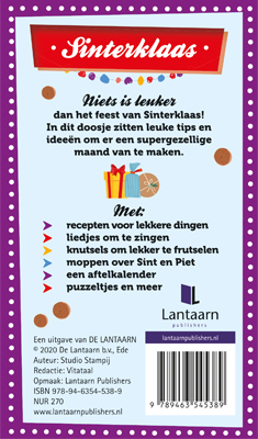 Achterkant van Sinterklaas vieren
