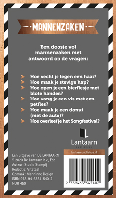 Achterkant van Zo doe je dat - Mannenzaken