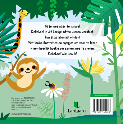 Achterkant van Junglevriendjes