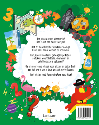 Achterkant van Hersenkrakers voor kids
