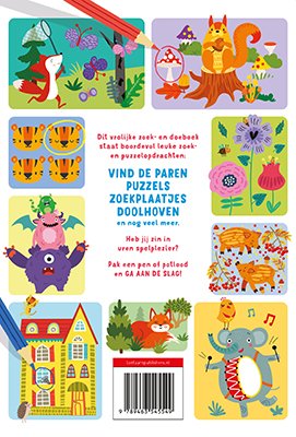 Achterkant van Vind mij!