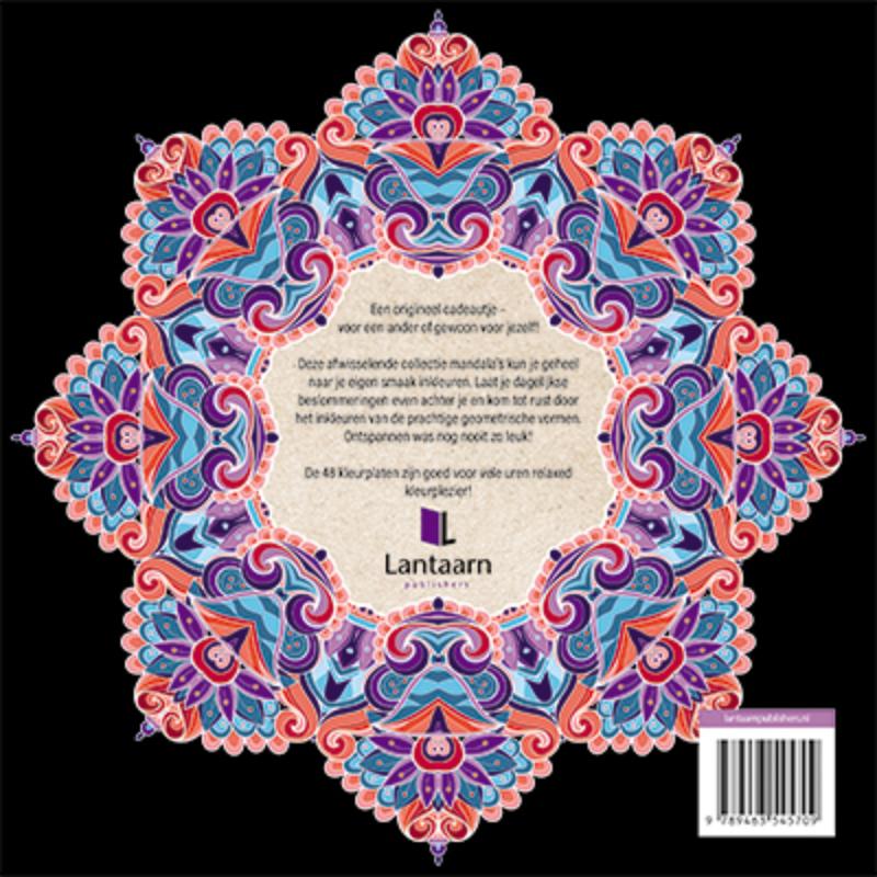 Achterkant van Amazing mandala