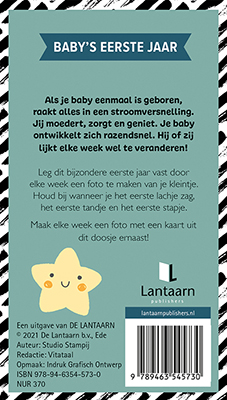 Achterkant van Baby's eerste jaar - Boekbox