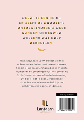 Achterkant van Mijn happiness journal