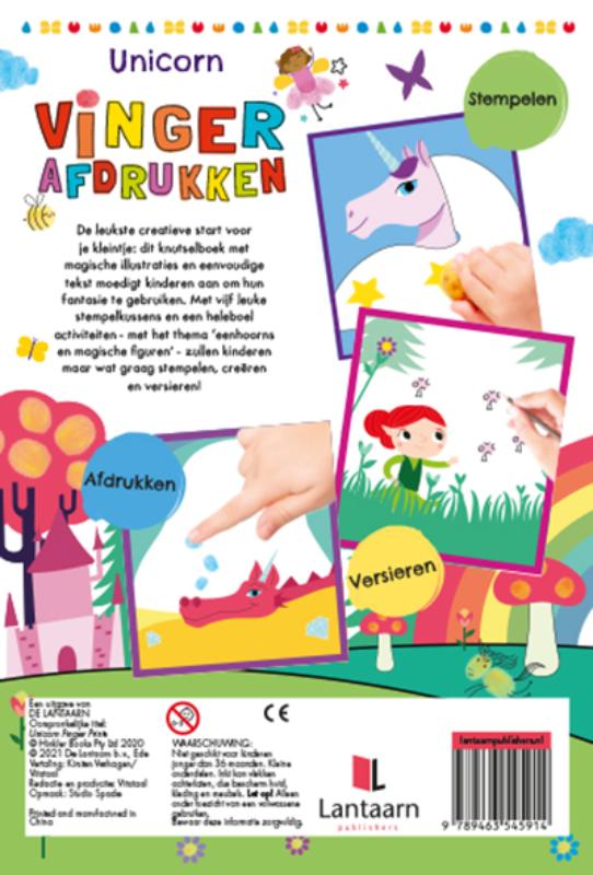 Achterkant van Unicorn - Vingerafdrukken
