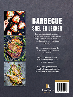 Achterkant van BBQ snel en lekker