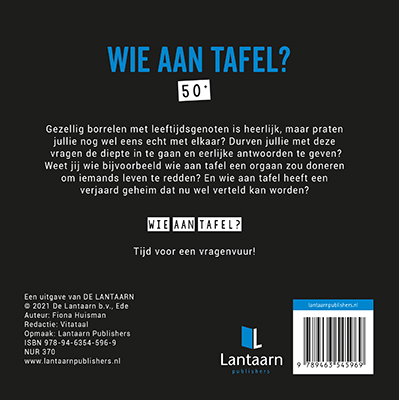 Achterkant van Wie aan tafel? 50+