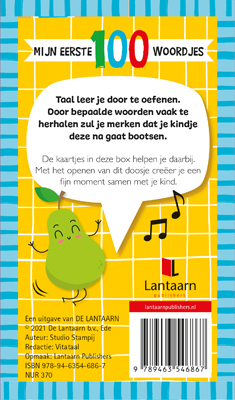 Achterkant van Mijn eerste 100 woordjes