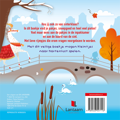 Achterkant van Sinterklaas