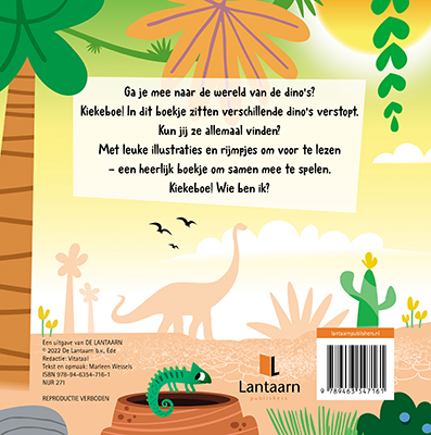 Achterkant van Mijn kiekeboek - Dinovriendjes