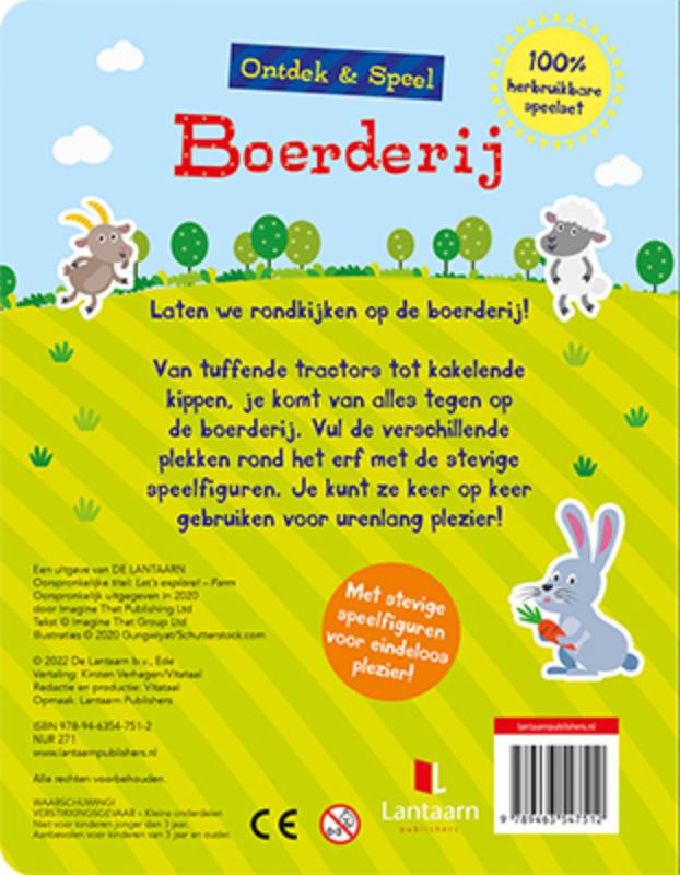 Achterkant van Ontdek & Speel - Boerderij