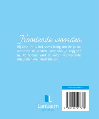 Achterkant van Troostende woorden speciaal voor jou