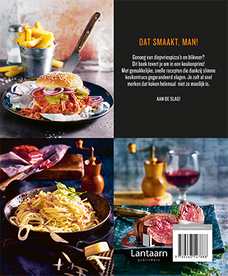 Achterkant van Mannenkookboek